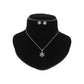J Pearls Trellis 925 Silver Pendant Set | Swadesiicart