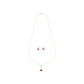 J Pearls Roye 925 Silver Pendant Set | Swadesiicart