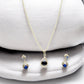 J Pearls Valerie 925 Silver Pendant Set | Swadesiicart