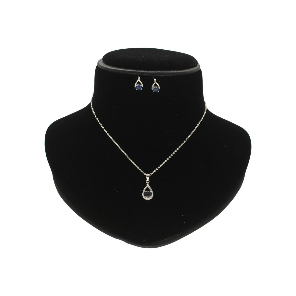 J Pearls Valerie 925 Silver Pendant Set | Swadesiicart