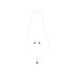 J Pearls Valerie 925 Silver Pendant Set | Swadesiicart