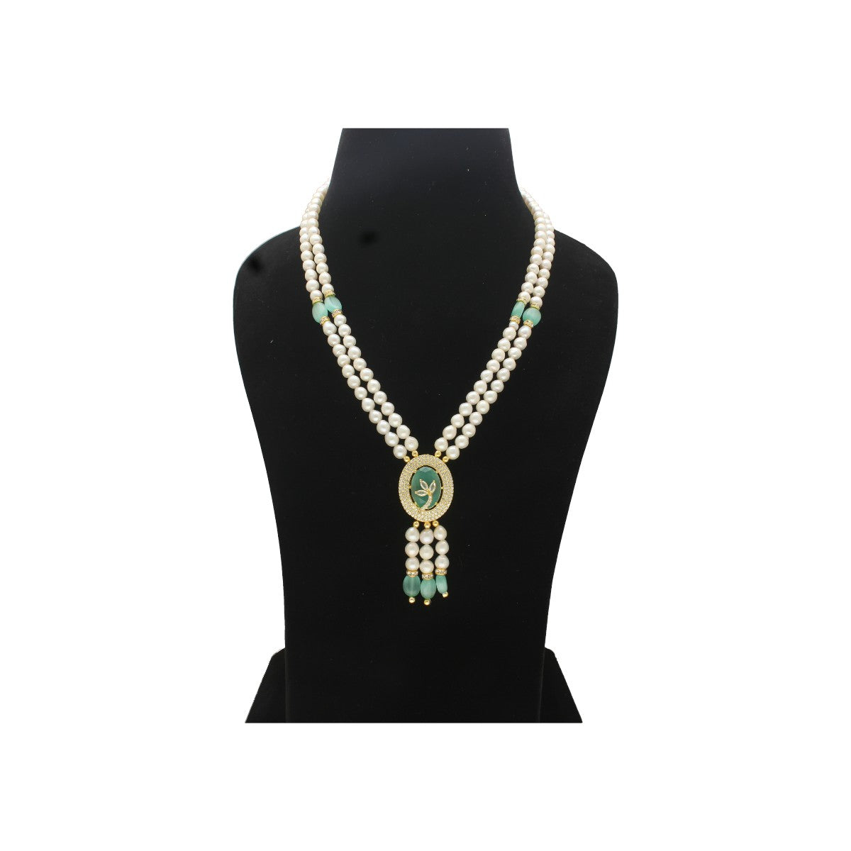 J Pearls Opal Pearl Set - Swadesiicart