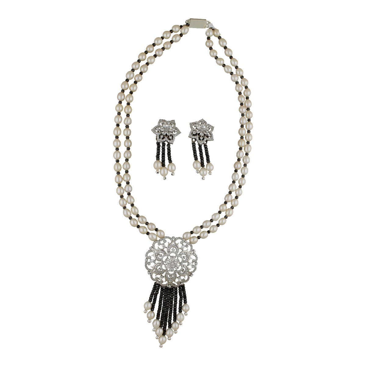 J Pearls Rumi Pearl Set - Swadesiicart