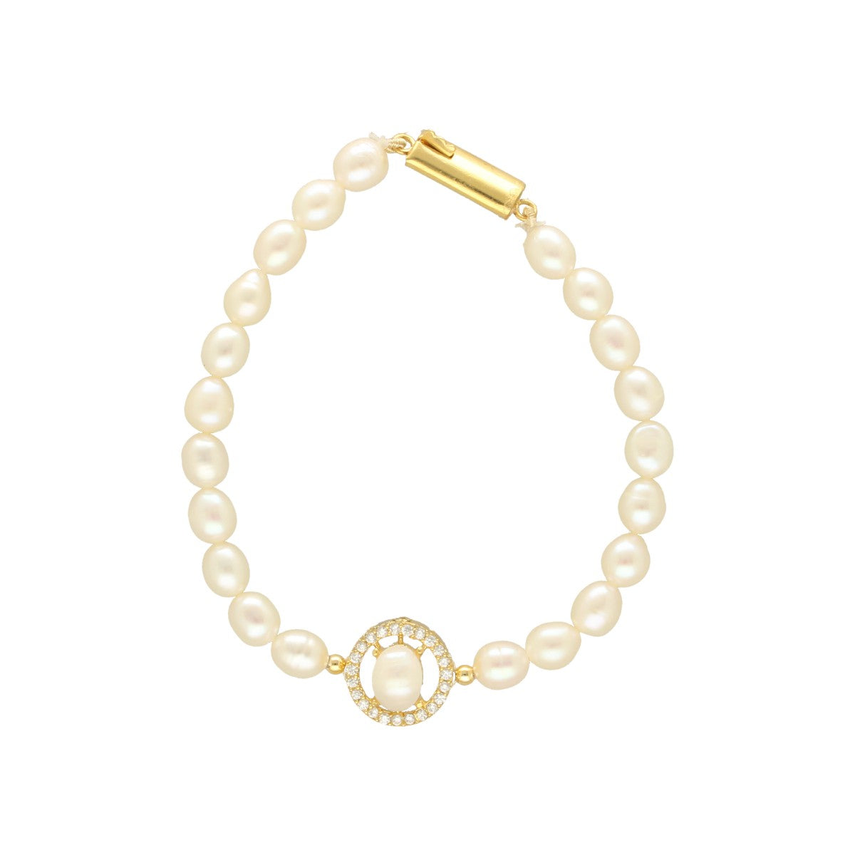 J Pearls Eira Pearl Bracelet - Swadesiicart