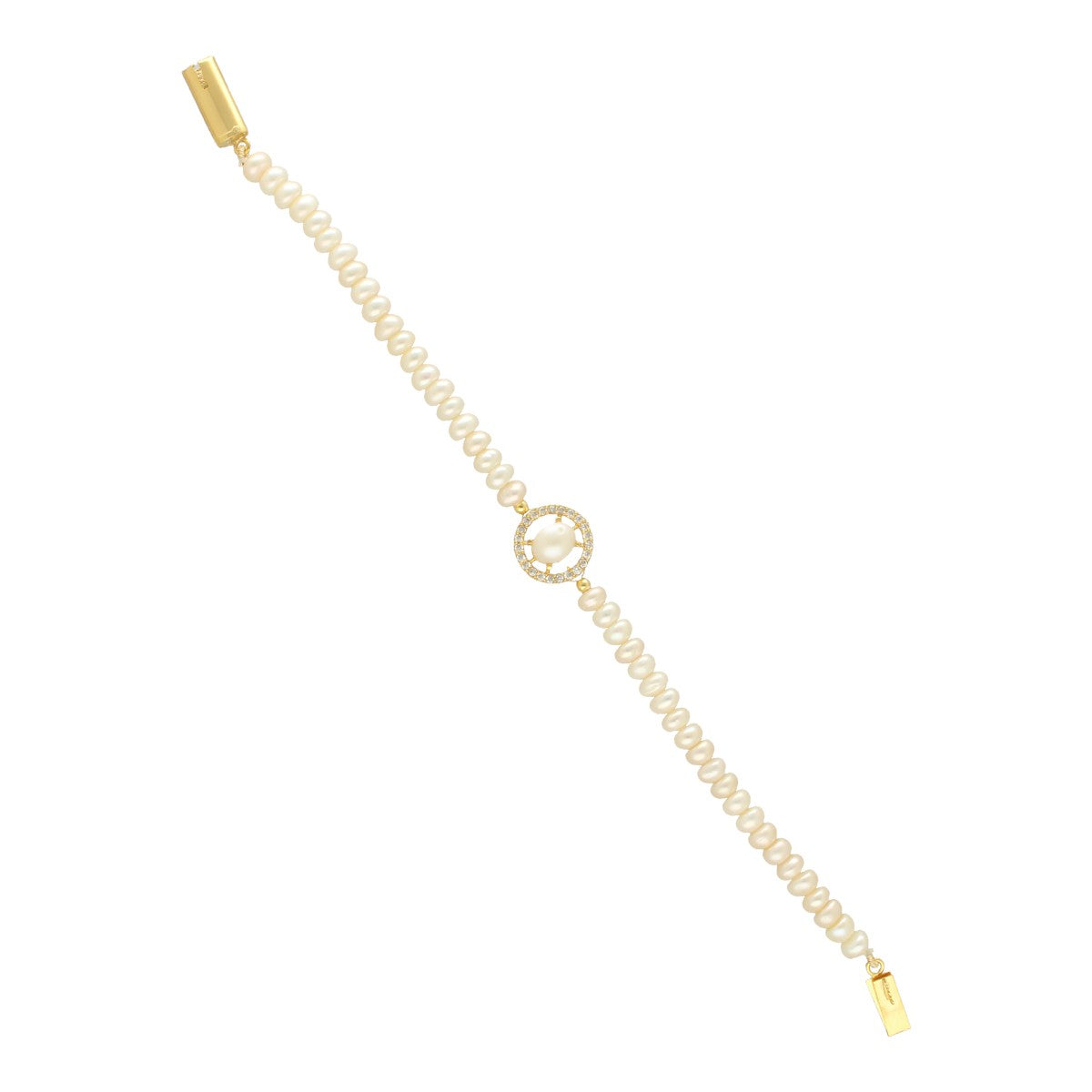 J Pearls Jyra Pearl Bracelet - Swadesiicart