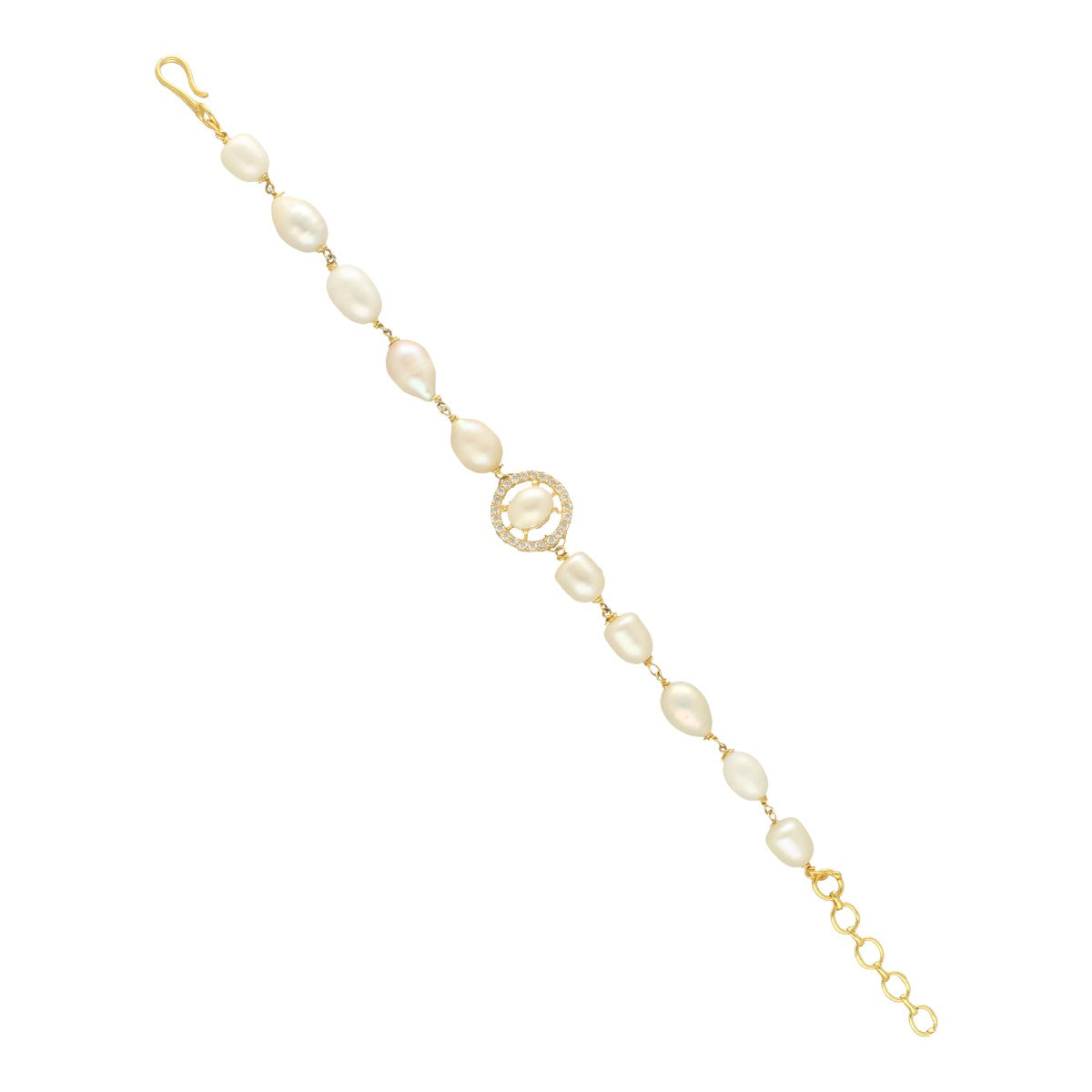 J Pearls Yasti Pearl Bracelet - Swadesiicart