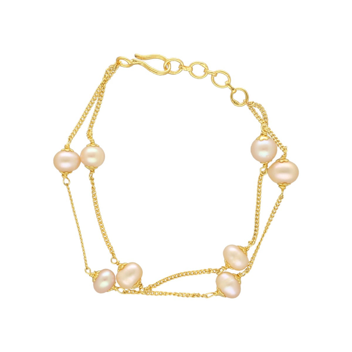 J Pearls Jeeval Pearl Bracelet - Swadesiicart