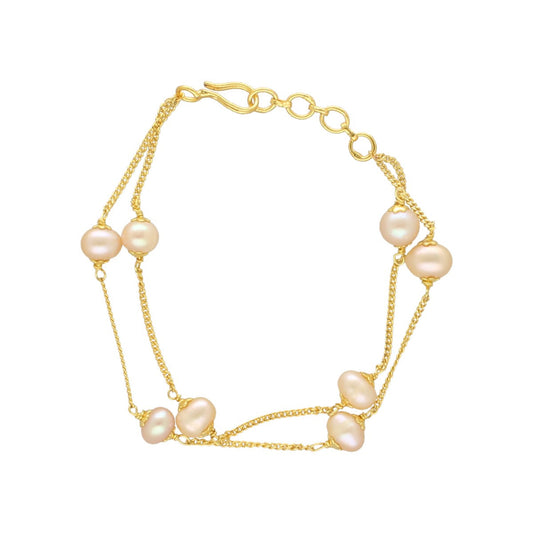 J Pearls Jeeval Pearl Bracelet - Swadesiicart