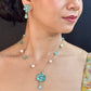 J Pearls Carali Pearl Pendant Set | Swadesiicart