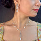 J Pearls Brielle Pearl Pendant Set | Swadesiicart
