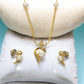J Pearls Vivita Pearl Pendant Set | Swadesiicart