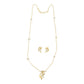 J Pearls Vivita Pearl Pendant Set | Swadesiicart