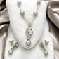 J Pearls Vitya Pearl Pendant Set | Swadesiicart