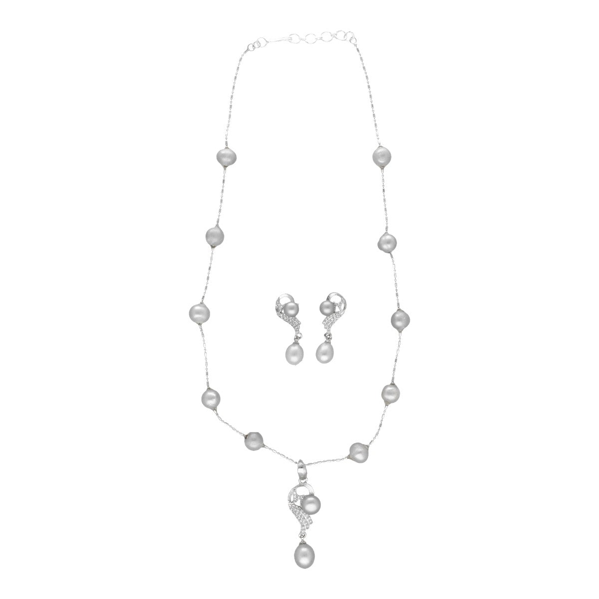 J Pearls Vitya Pearl Pendant Set | Swadesiicart
