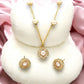 J Pearls Orvele Pearl Pendant Set | Swadesiicart
