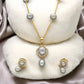 J Pearls Mehri Pearl Pendant Set | Swadesiicart