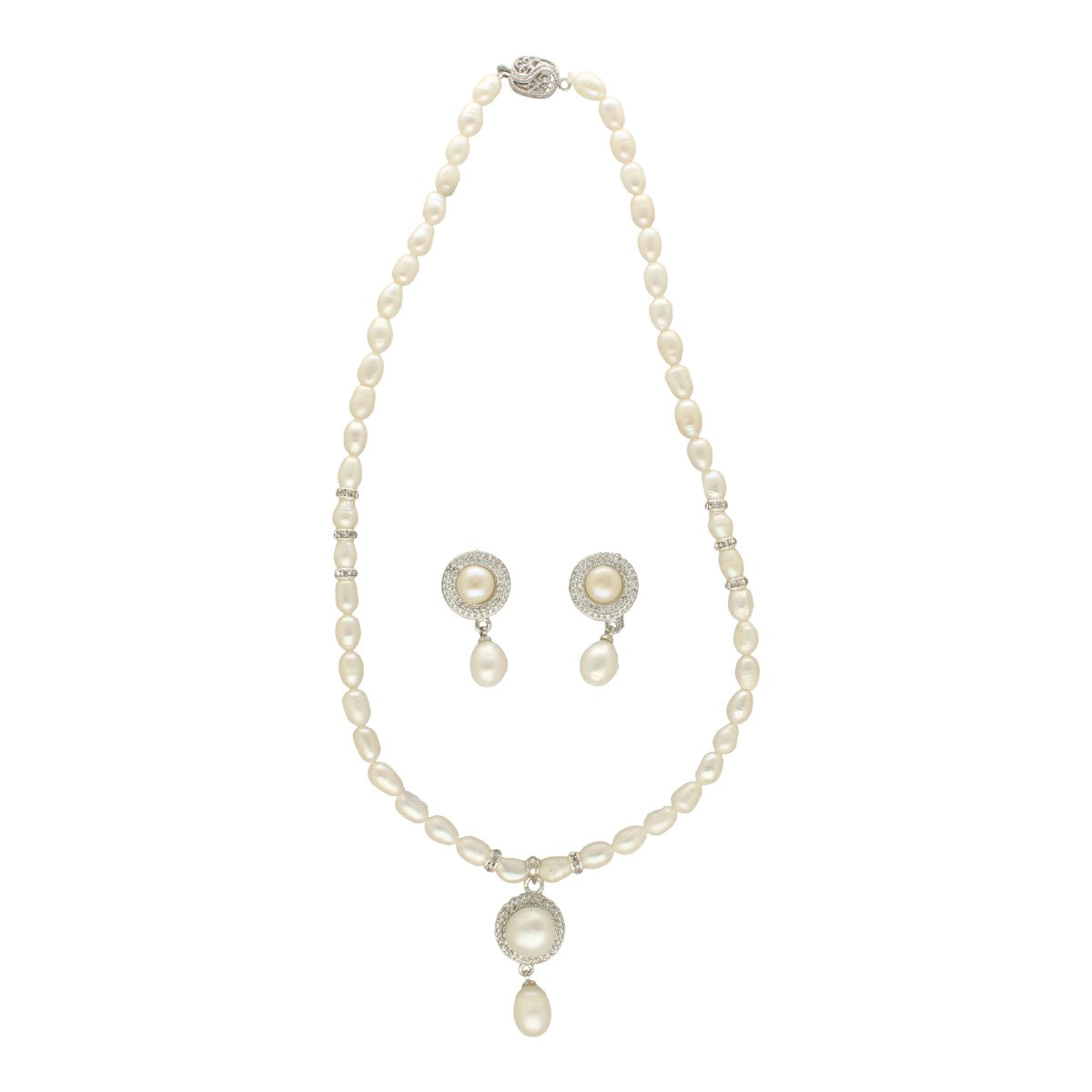J Pearls Brielle Pearl Set - Swadesiicart