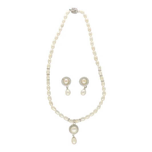 J Pearls Brielle Pearl Set - Swadesiicart