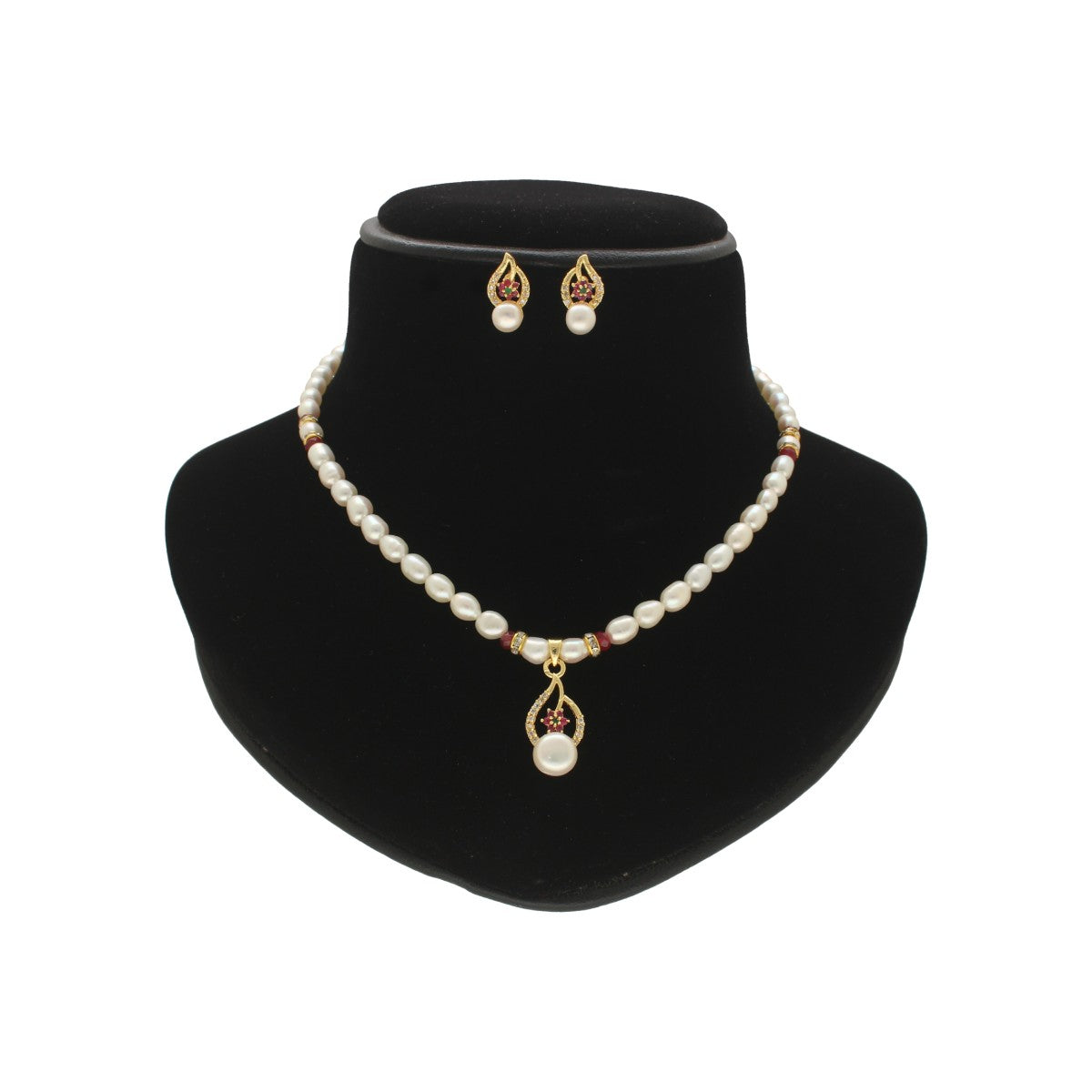 J Pearls Clara Pearl Set - Swadesiicart