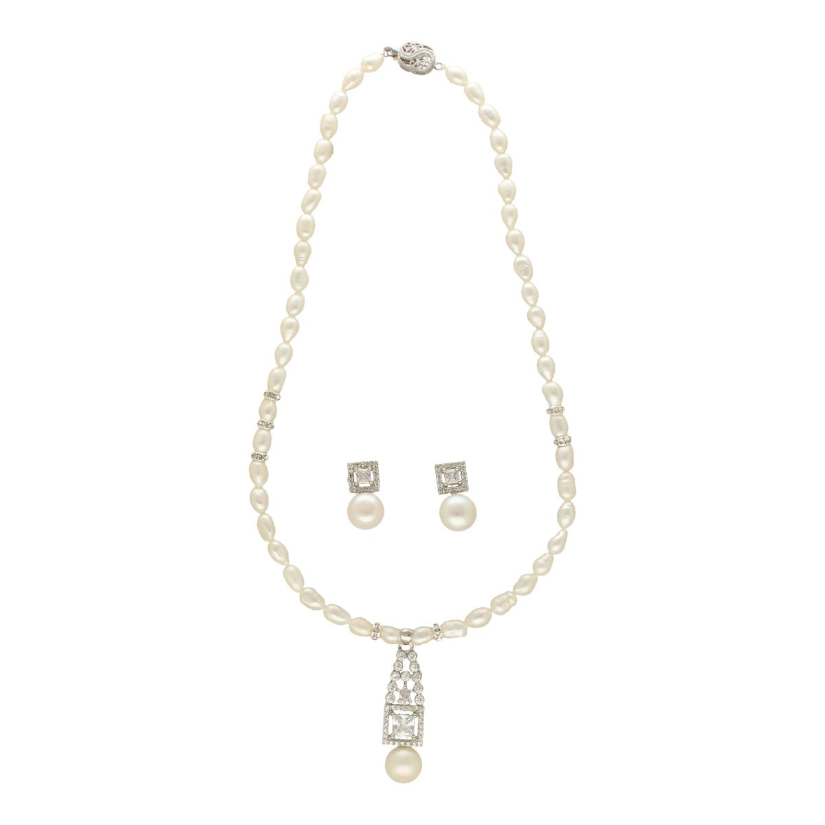 J Pearls Hiral Pearl Set - Swadesiicart