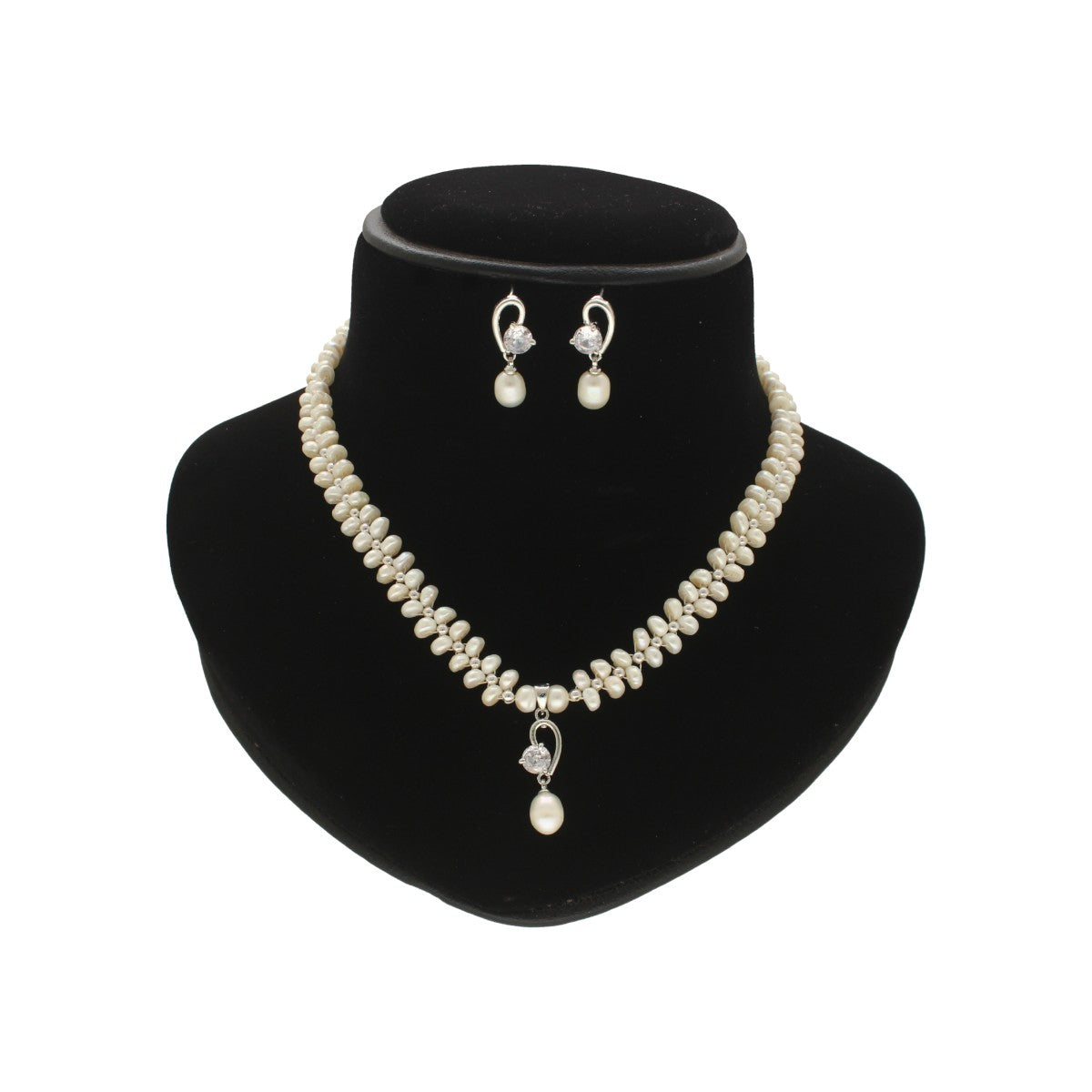 J Pearls Luvya Pearl Set - Swadesiicart