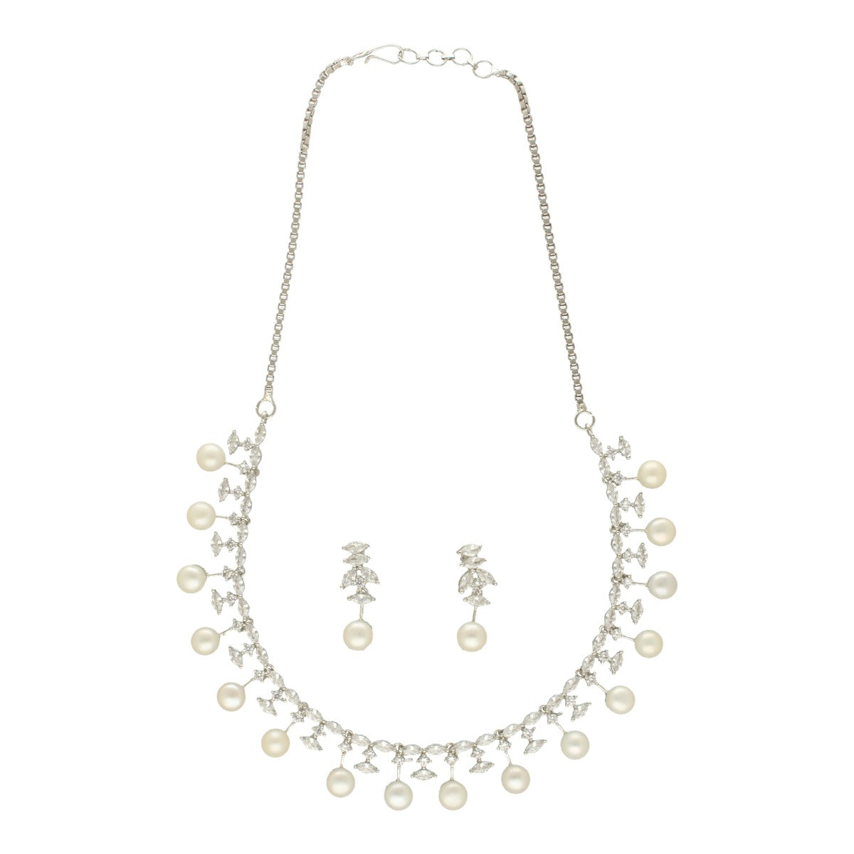 J Pearls Divin Pearl Set - Swadesiicart