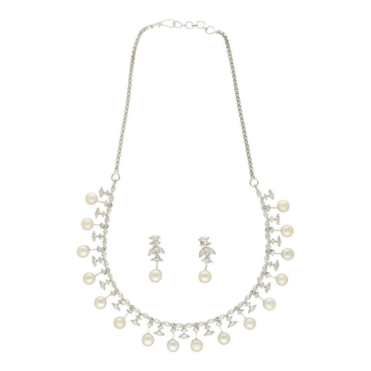 J Pearls Divin Pearl Set - Swadesiicart