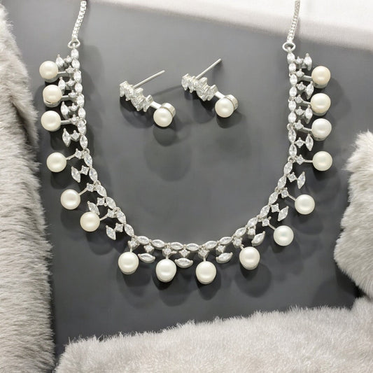 J Pearls Divin Pearl Set - Swadesiicart