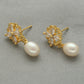 J Pearls Tasha Pearl Earrings - Swadesiicart