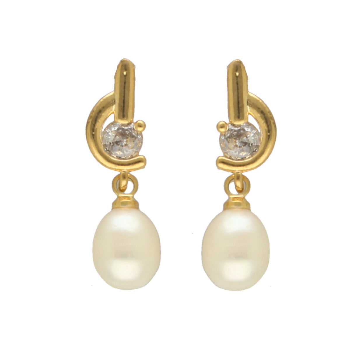 J Pearls Carina Pearl Earrings - Swadesiicart