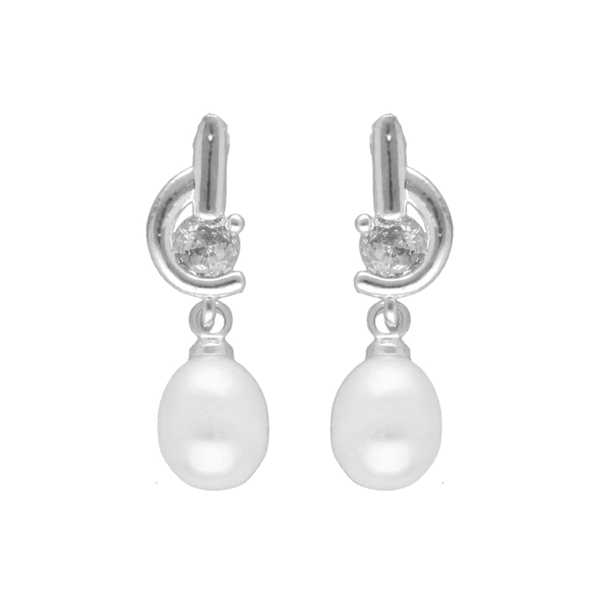J Pearls Charvi Pearl Earrings - Swadesiicart
