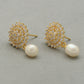 J Pearls Juvela Pearl Earrings - Swadesiicart