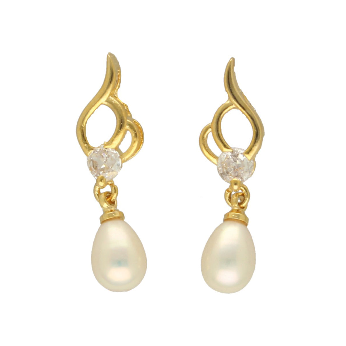 J Pearls Nyla Pearl Earrings - Swadesiicart