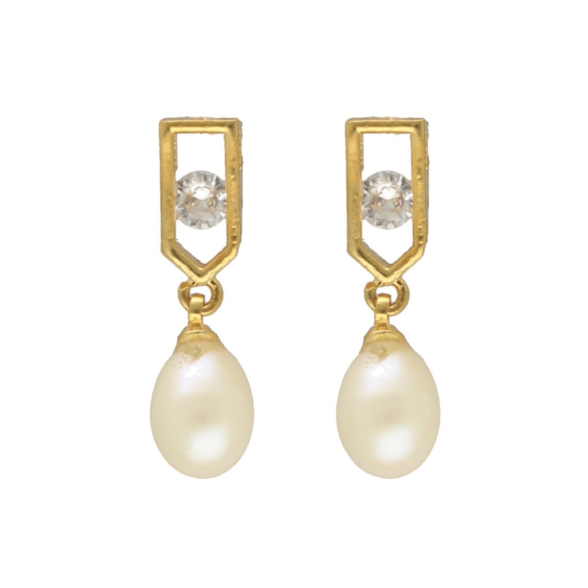 J Pearls Vitya Pearl Earrings - Swadesiicart