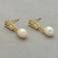 J Pearls Vitya Pearl Earrings - Swadesiicart