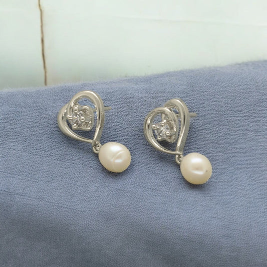 J Pearls Liora Pearl Earrings - Swadesiicart