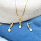 J Pearls Elora Pearl Pendant Set | Swadesiicart