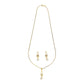 J Pearls Trellis Pearl Pendant Set | Swadesiicart