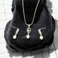 J Pearls Amora Pearl Pendant Set | Swadesiicart