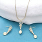J Pearls Mylah Pearl Pendant Set | Swadesiicart