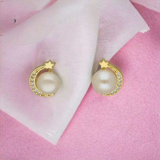 J Pearls Elegance Combo Of 4Pair Earrings - Swadesiicart