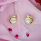 J Pearls Moonlit Combo Of 2Pair Earrings - Swadesiicart