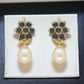 J Pearls Colourful Combo Of 3Pair Earrings - Swadesiicart