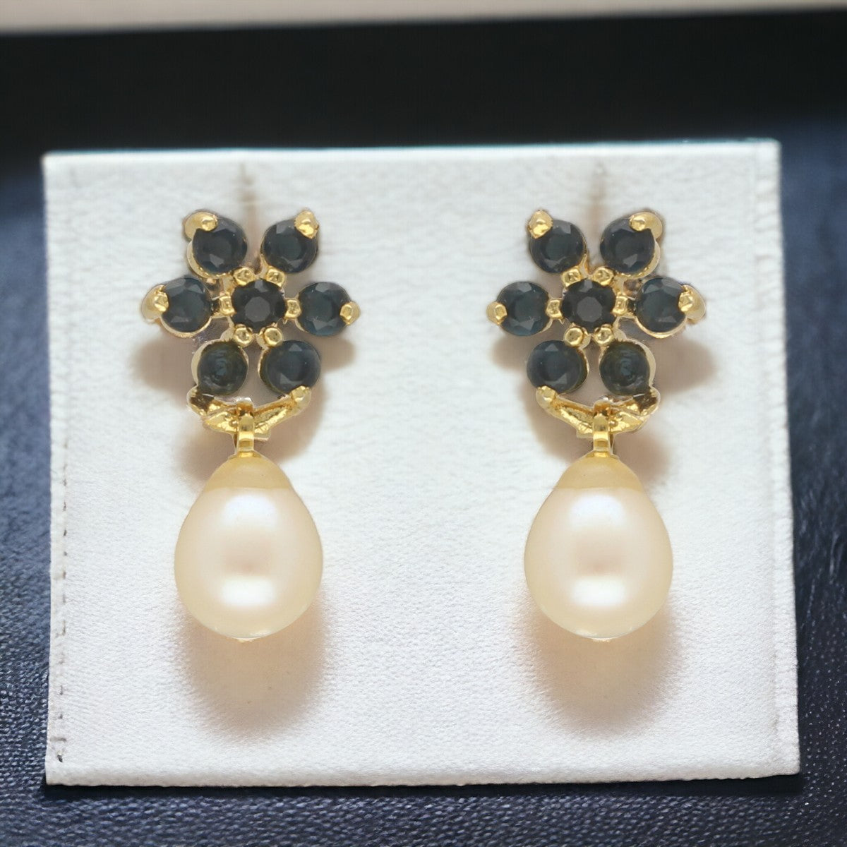 J Pearls Colourful Combo Of 3Pair Earrings - Swadesiicart