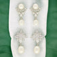 J Pearls Mystic Combo Of 2Pair Earrings - Swadesiicart