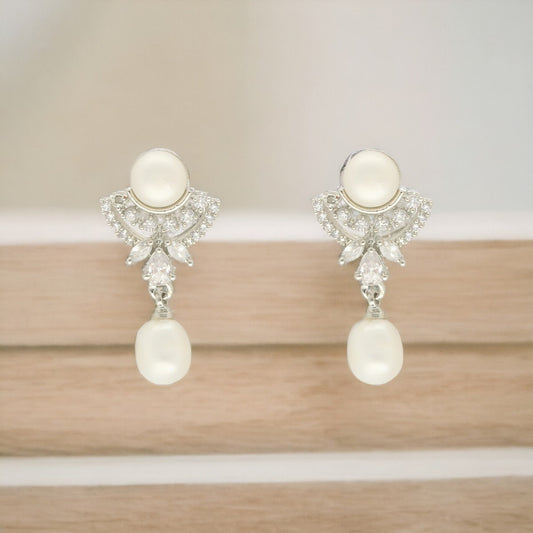 J Pearls Mystic Combo Of 2Pair Earrings - Swadesiicart