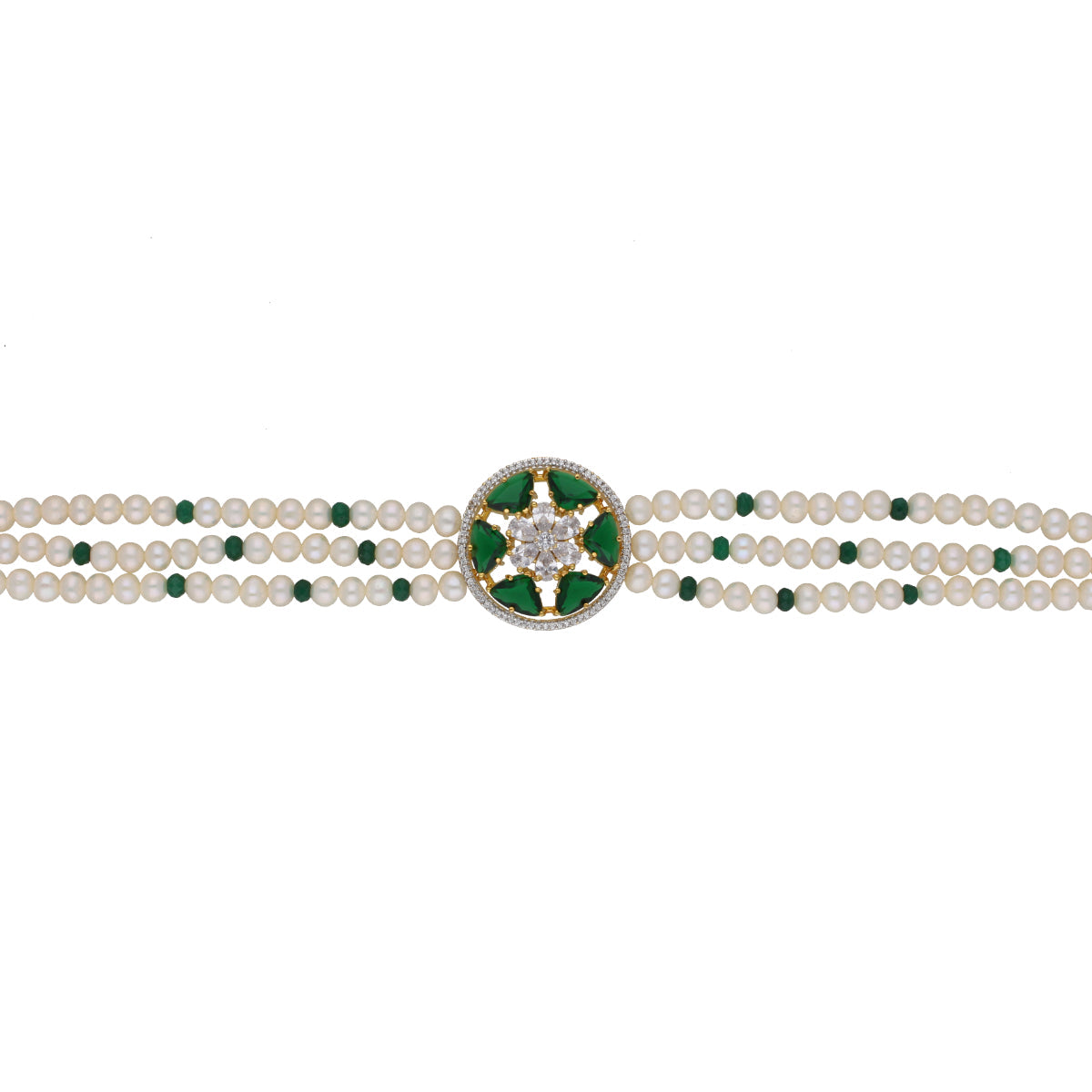J Pearls Haarshini Pearl Choker - Real Pearl Jewelry | Swadesiicart