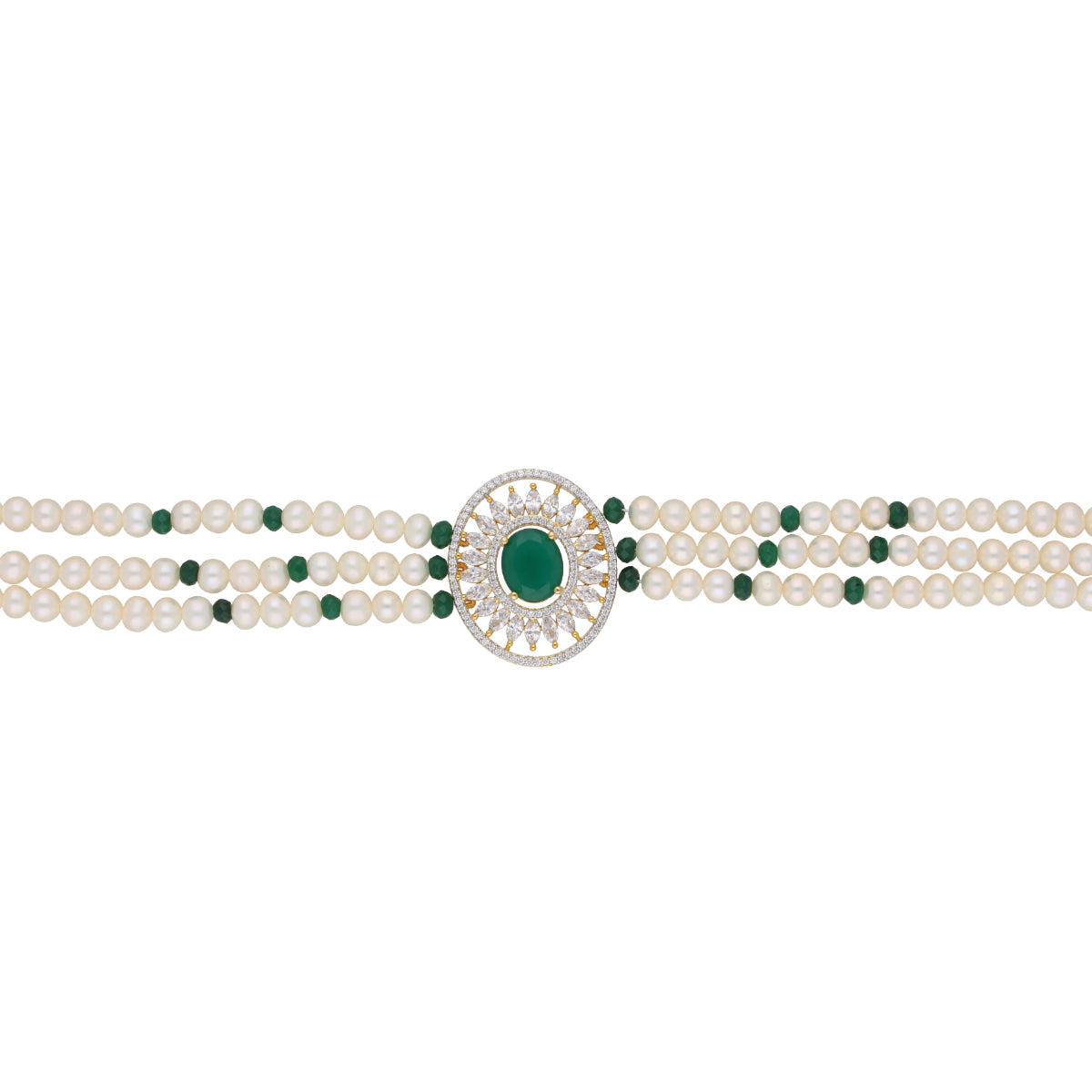 J Pearls Lipika Pearl Choker - Real Pearl Jewelry | Swadesiicart