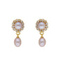 J Pearls Siddhi 2 Lines Button Pearl Set - Real Pearl Jewelry - Swadesiicart