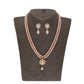 J Pearls Siddhi 2 Lines Button Pearl Set - Real Pearl Jewelry - J Pearls